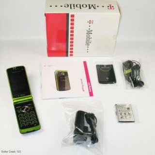 New Unlocked Sony Ericsson TM506   Emerald Green (T Mobile) Flip Cell 