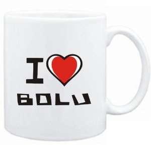 Mug White I love Bolu  Cities