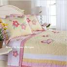 COUNTRY YELLOW FLORAL GIRLS PRISCILLA QUILT FULL QUEEN items in Little 