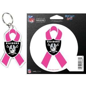   Oakland Raiders Breast Cancer Awareness Auto Pack