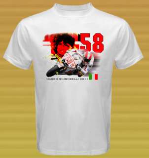 MARCO SIMONCELLI 2011 Honda MotoGP T shirt Size S 3XL  