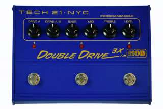 NEW Tech 21 DD3X Double Drive 3X FX Pedal ~W/GIFT  