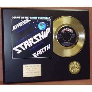  JEFFERSON STARSHIP GOLD 45 RECORD PICTURE SLEEVE LIMITED 