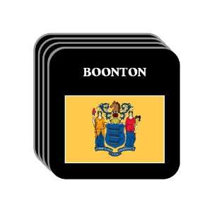  US State Flag   BOONTON, New Jersey (NJ) Set of 4 Mini 