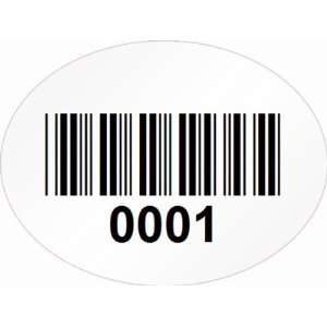  Custom Label With Barcode, 1.5 x 2 PermaGuard Gloss 