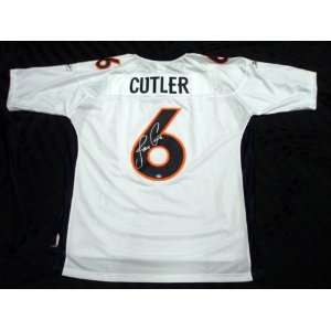 Jay Cutler Signed Uniform   White Reebok EQT