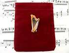 classical harp pin badge musician orchestra music gift teacher student 