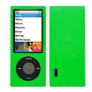  Modern Tech Apple iPod Nano 5G Green Silicone Skin Cell 