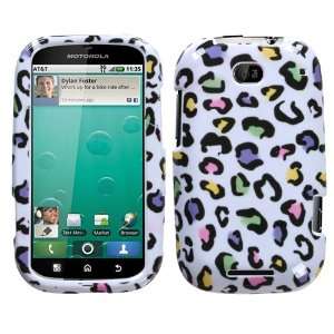   Case Colorful Leopard For Motorola Bravo Cell Phones & Accessories