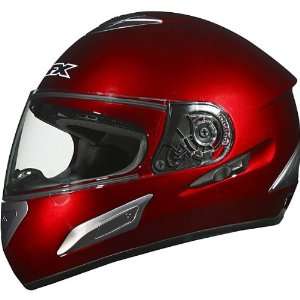  Solid Adult FX 100 Street Racing Motorcycle Helmet w/ Free B&F Heart 