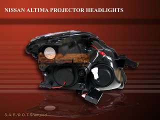   halo led projector headlights black coupe 2dr use h7 light bulbs for