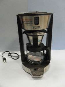 Bunn Eight Cup Black Coffee Maker #HG 128371  
