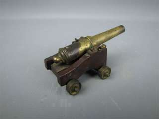 Rare Miniature Vintage Black Powder Toy Cannon 2 1/2  