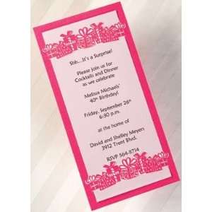  Presents LaserCut Invitation