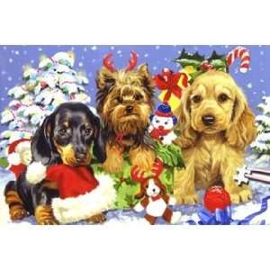  TDC Games Worlds Smallest Jigsaw Puzzle   Yule Pups Toys 
