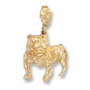  LIOR   Pendant Bouledogue   Gold Plated Jewelry