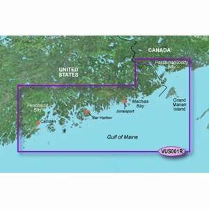  Garmin Vus001R North Maine Bluechart G2 Vision GPS & Navigation