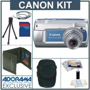  Canon Powershot A470 Digital Blue Camera Kit, with 1 GB SD 