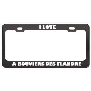 Love A Bouviers Des Flandre Dog Animals Pets Metal License Plate 
