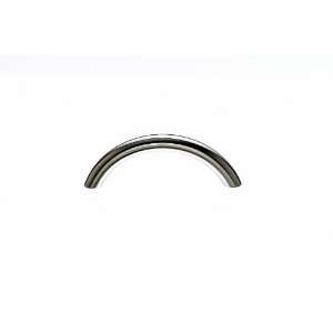  Solid Bowed Bar Pull 3 Drill Centers   Stainless Steel 