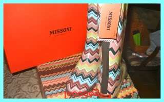 New Missoni for Target Canvas Zig Zag Shoulder Strap Tote Bag   NWT 