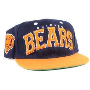  Chicago Bears Flat Bill Snap Back 3D Hat Sports 
