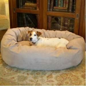  Majestic Pet Extra Large 52 Bagel Dog Pet Bed MicroSuede 