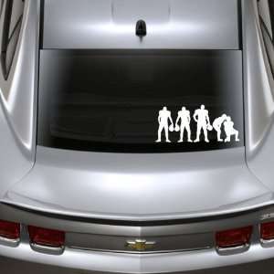  Family Football Kit People Car or Wall Vinyl Decal Stickers 