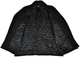 MICHAEL KORS Mens Wool Blend Coat Jacket Quilt Lined Black NEW Size XL 