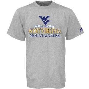 adidas West Virginia Mountaineers Ash Bracket Buster T shirt  