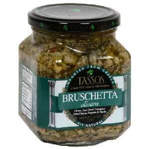  Tassos, Brushetta Olivara Feta, 12.36 OZ (Pack of 6 