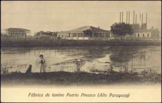 paraguay, PUERTO PINASCO, Fabrica de Tanino (1930s)  