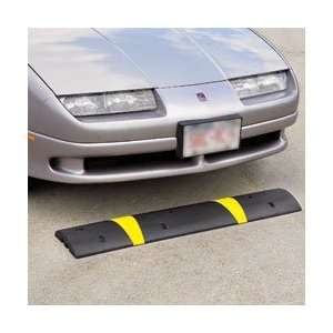 Recycled Rubber Speed Bump   Black/yellow  Industrial 
