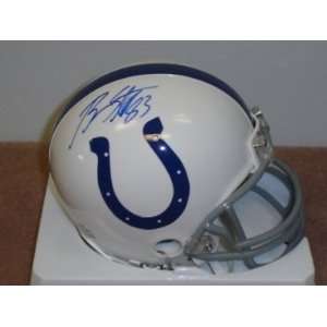 Brandon Stokley Signed Indianapolis Colts Mini Helmet