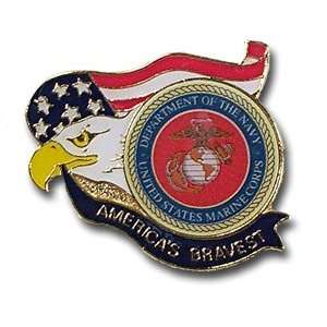  Americas Bravest U.S. Marines Pin 