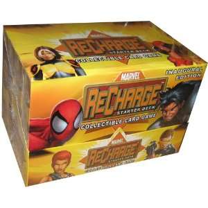  Marvel Recharge Card Game   Series 1 Starter Deck Box 