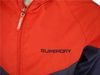 SUPERDRY Mens red blue stormbreaker jacket coat BNWT S  