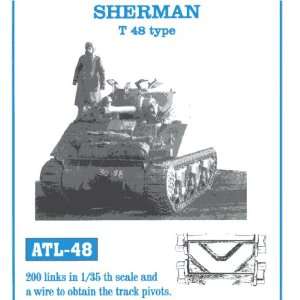  Sherman T48 Type Tank Track Link Set (200 Links) 1 35 