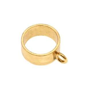  Anti Tanish Brass Sliding Tube Bails With Ring   6.3mm 