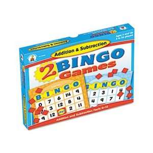  Two Bingo Games, Addition/Subtraction, Ages 6 and Up