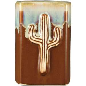 Padilla Cactus Raised Design Original Mugs, Set of 4   Chocolate 