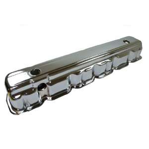   Straight/Inline 6 Cylinder Steel Valve Cover w/ Side Plates   Chrome