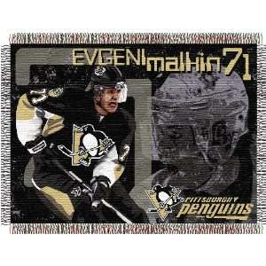  Evgeni Malkin #71Pittsburgh Penguins NHL Woven Tapestry 