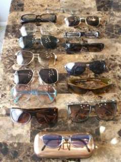 x15 Lot Sunglasses Jean Paul Gaultier JPG Silouette Vercase YSL Black 