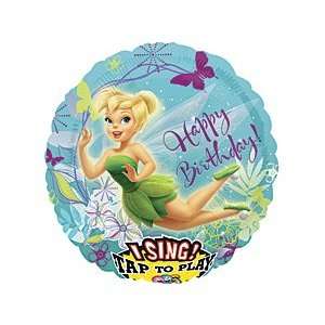  Tinkerbell Happy Birthday Sing a tune 28 Mylar Balloon 