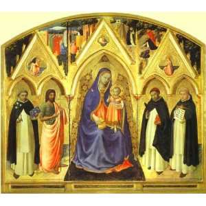   44 inches   San Pietro Martire Triptych 