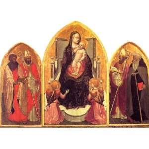   , painting name San Giovenale Triptych, By Masaccio