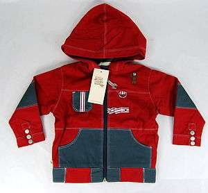 New Coco BonBons Boutique Clothes Boy Toddler Jacket Robot Coat Size 