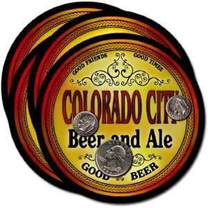  Colorado City , CO Beer & Ale Coasters   4pk Everything 