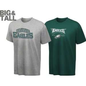  Philadelphia Eagles Big & Tall Blitz 2 Tee Combo Pack 